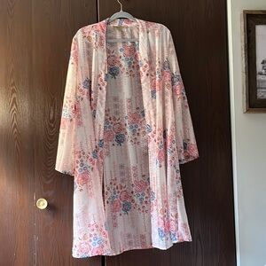 Joria sheer, long cover up. Size large.